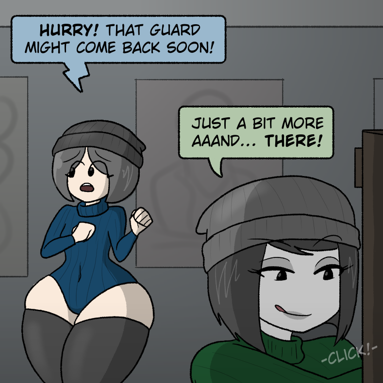 Veronica & Mona #53: “What if they were… Burglars?” (+Bonus Panel!)